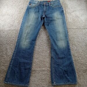 Vtg AG Adriano Goldschmied Jeans 33x32 Blue Fillmore Bootcut Cotton Made in USA‎